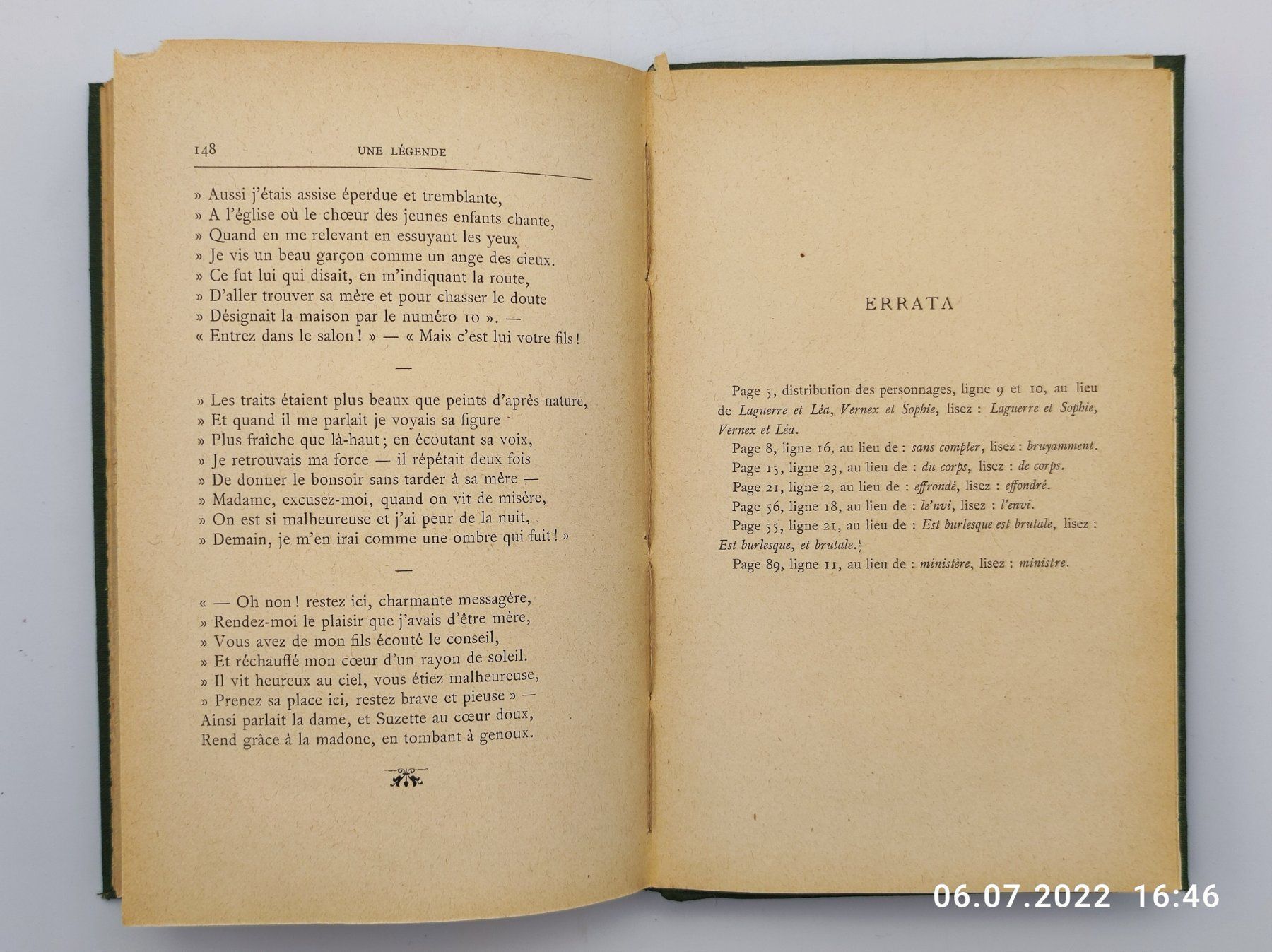 Livres: ROBERT RYCHNER - LE SACRIFICE - 1895 – D'occasion à Goldach par Gaip 4