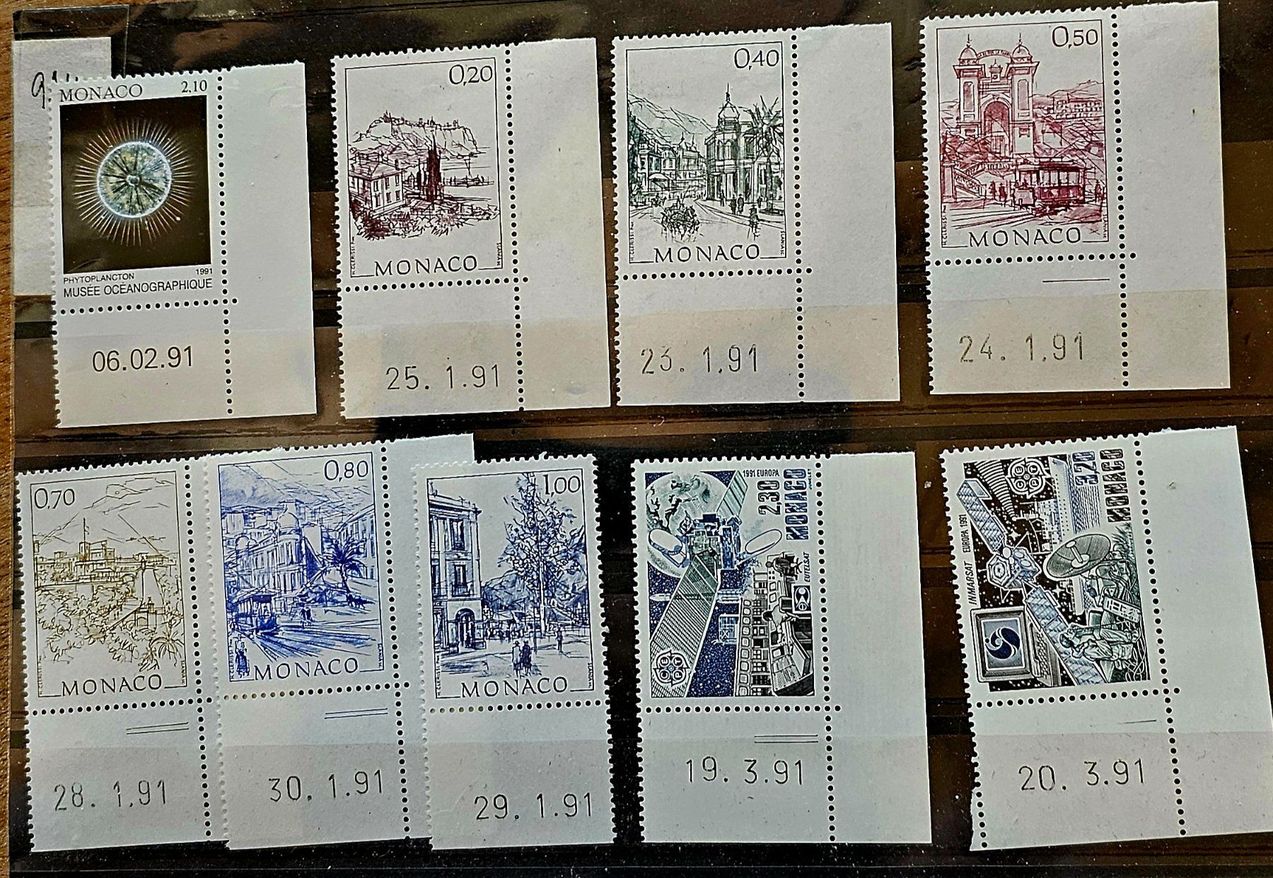 Tutti i francobolli: MONACO   Coins datés **, 1991 – Nuovo (secondo la descrizione) da Les Valettes venduto da Nuba1