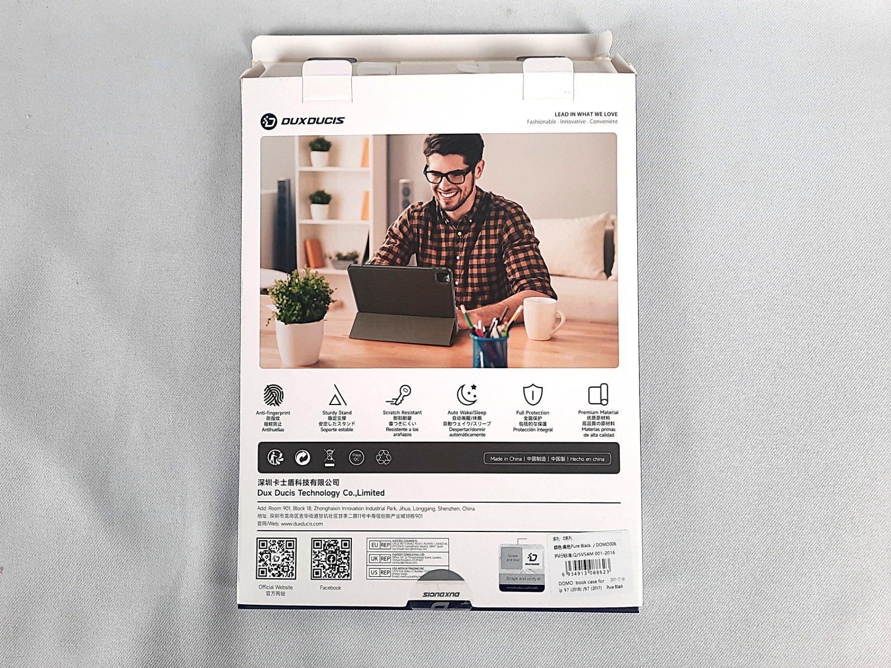Covers & Borse: DOMO Series Tri-Fold Tablet Case iP – Nuovo (secondo la descrizione) da Beinwil am See venduto da Restwert_Beinwil 2