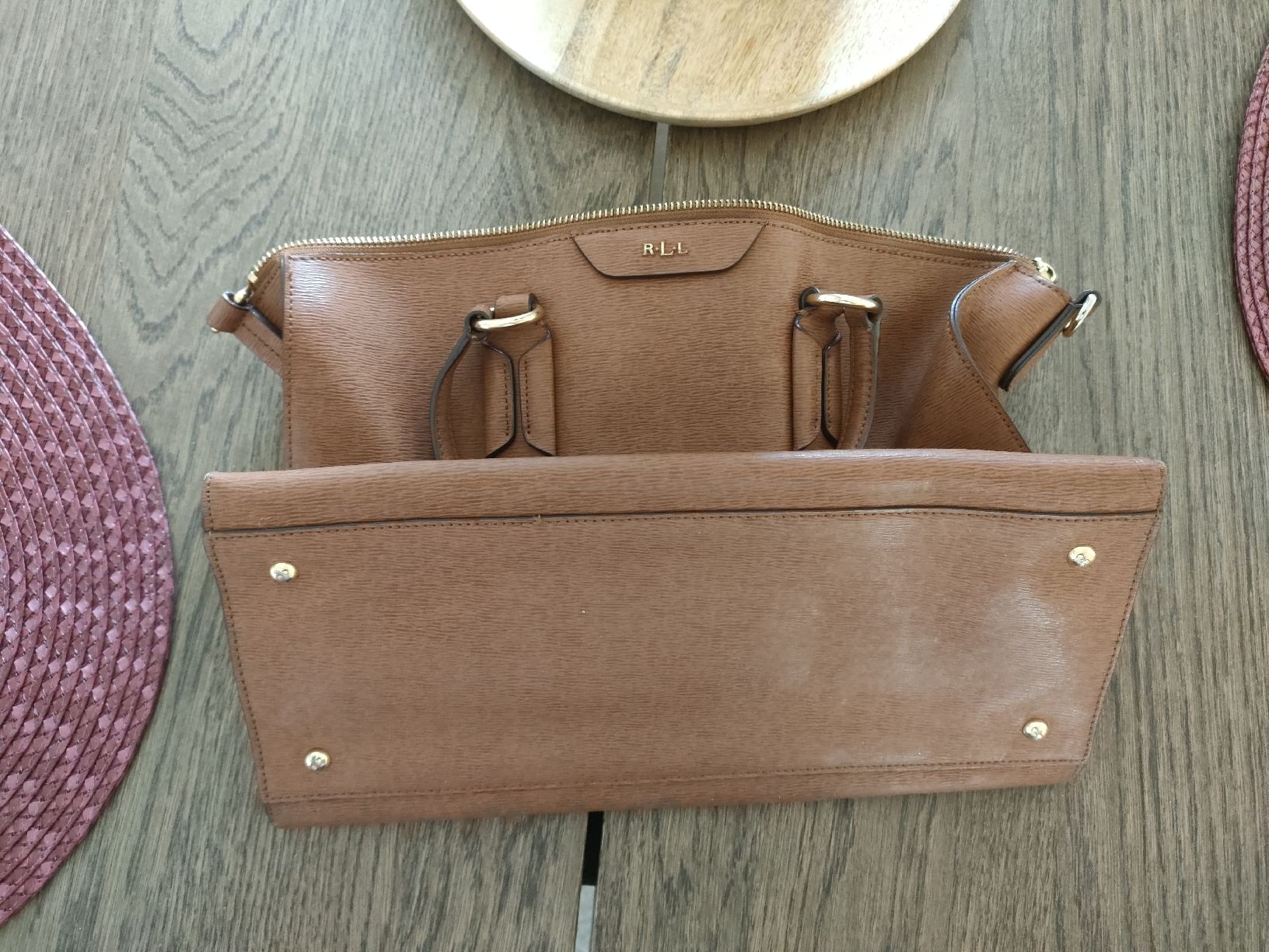 Ralph Lauren Borse da donna: Ralph Lauren Ledertasche, Cognac Farbe – Usato da Oftringen venduto da Bo29