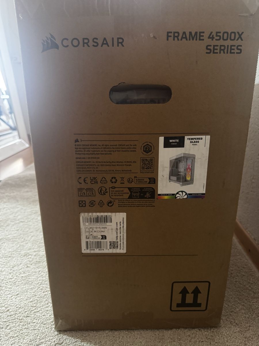 Corsair Gehäuse: PC Case Corsair FRAME 4500X RS-R ARGB – Neu und originalverpackt aus Wohlen AG von mih_675k 5