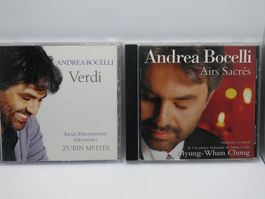 2 CDs Andrea Bocelli - Airs Sacres + Verdi Israel Phil. Orch