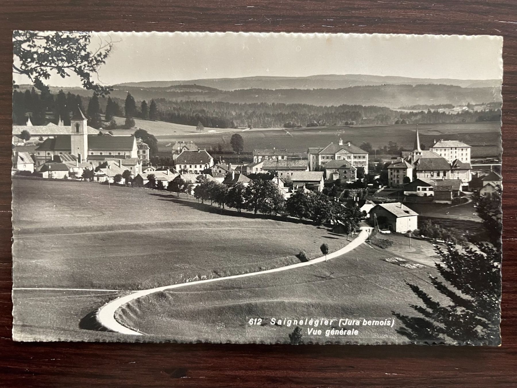 Cartoline postali: SAIGNELÉGIER Vue générale – Usato da Wald ZH venduto da TLILEF