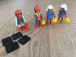 4 Playmobil Figuren Vintage