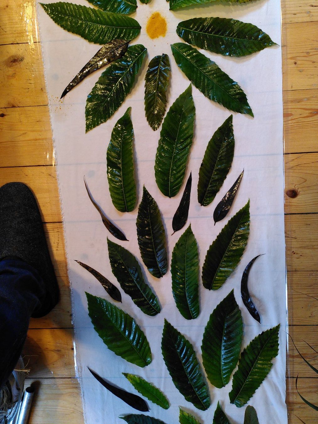 Foulard & Sciarpe: Foulard in seta tecnica ecoprint – Nuovo (secondo la descrizione) da Comano venduto da Maura 4