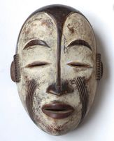 Afrika-Maske, Mali, 22 x 30 cm.