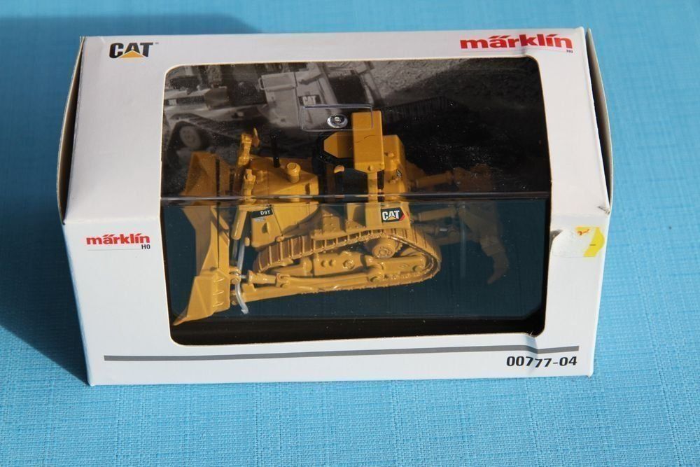 Märklin Modellini di ferrovie: CAT D9T Dozer / Planierraupe, Märklin, Plexiglasvitrine, HO – Nuovo e nell'imballaggio originale da Nesselnbach venduto da ubourson 4