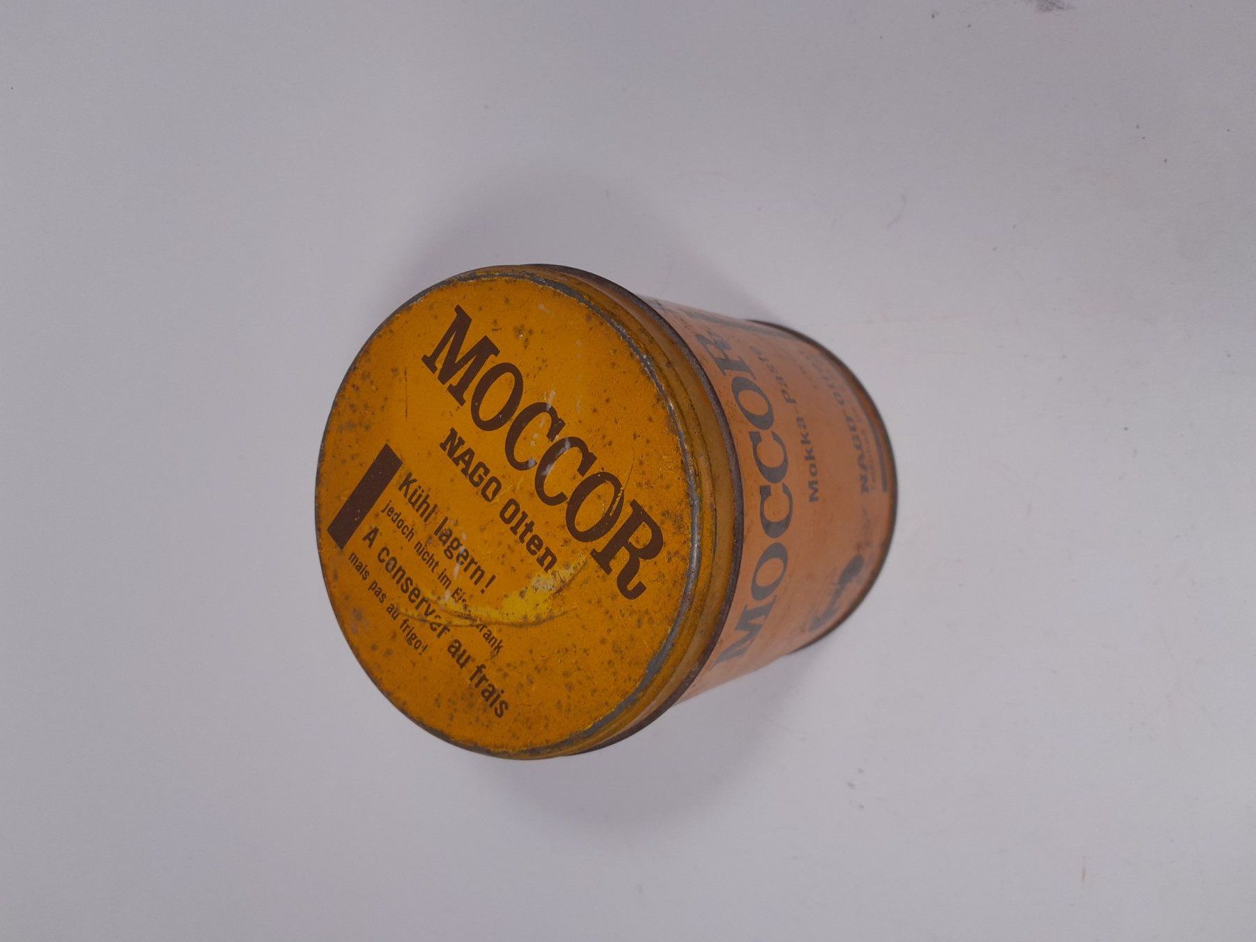 Barattoli: Vintage Dose - Moccor Mokka Paste Nago Olten – Usato da Männedorf venduto da Bel-view 1