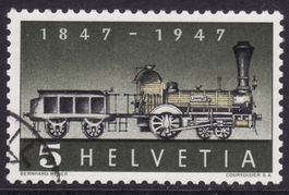 SBK-Nr. 277 (Erste Dampflokomotive 1947) gestempelt