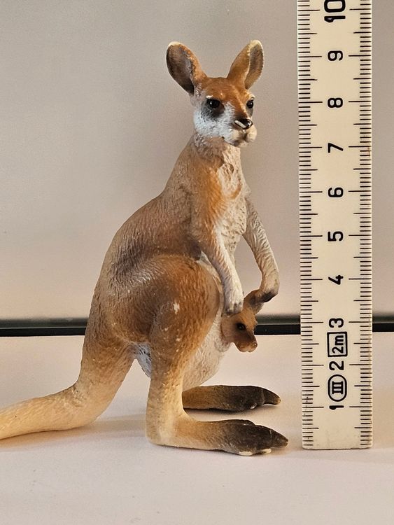 Schleich 14174 – Känguru Figur, Detailgetreu, Für Spielzeug-Sammlung Oder Deko