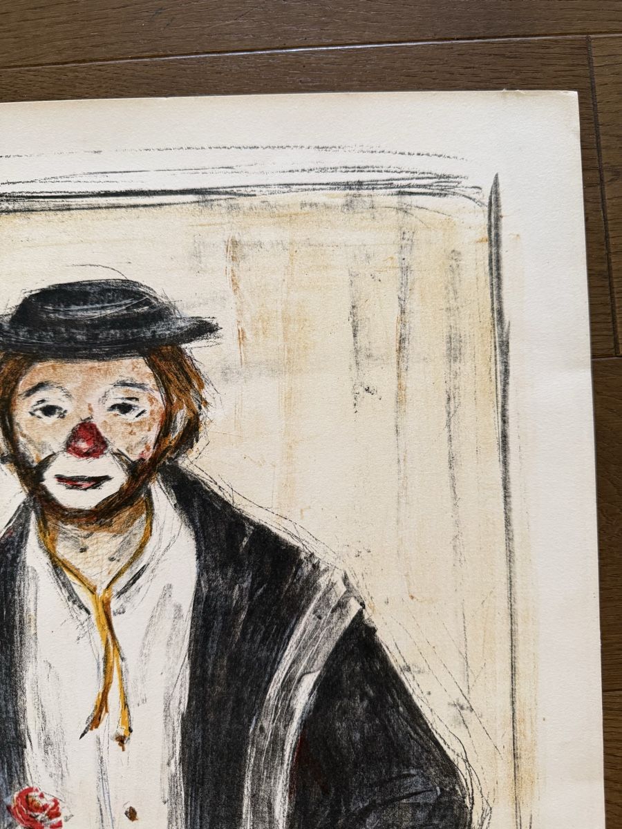 Grafica & Litografie: Lithographie clown signée, numérotée – Usato da Agiez venduto da Beve15 4