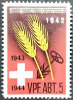 Soldatenmarke 2.WK, Verpflegungs Abt 5, 3 Aufdr, Wi Vpf 56