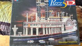 3D Puzzle Mississippi Steamboat