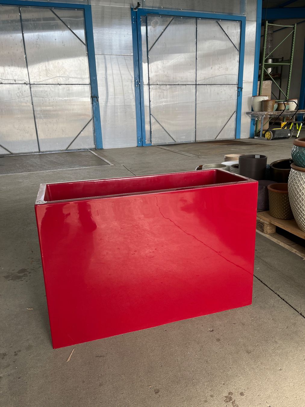 Luwasa Vasi per fiori: Luwasa Kunststoff-Topf rot 90x60x30 – Nuovo (secondo la descrizione) da Allmendingen b. BE venduto da Luwasa.Interhydro