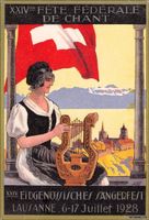 Lausanne // 1928 Fête fédérale de chant