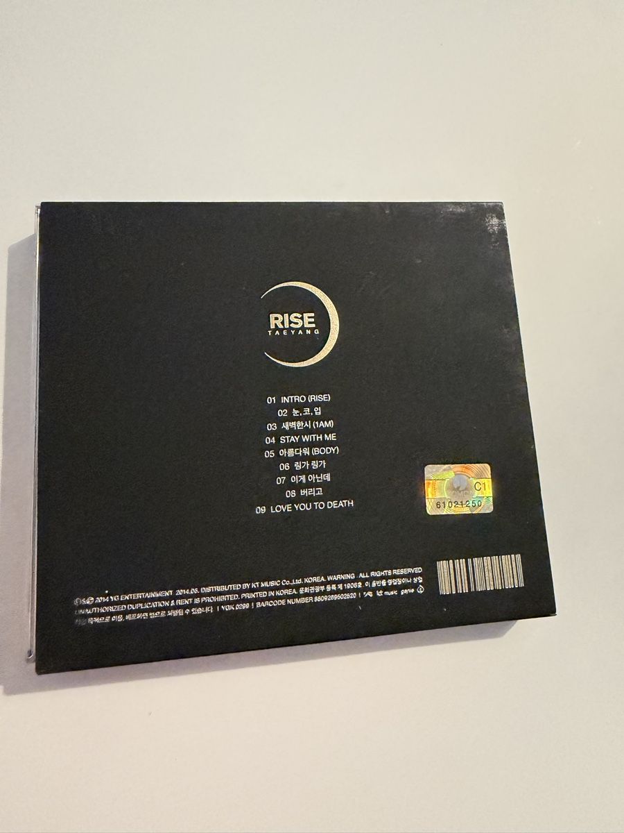 CDs: Taeyang CD "Rise" – Gebraucht aus Baden von CeDe22 3