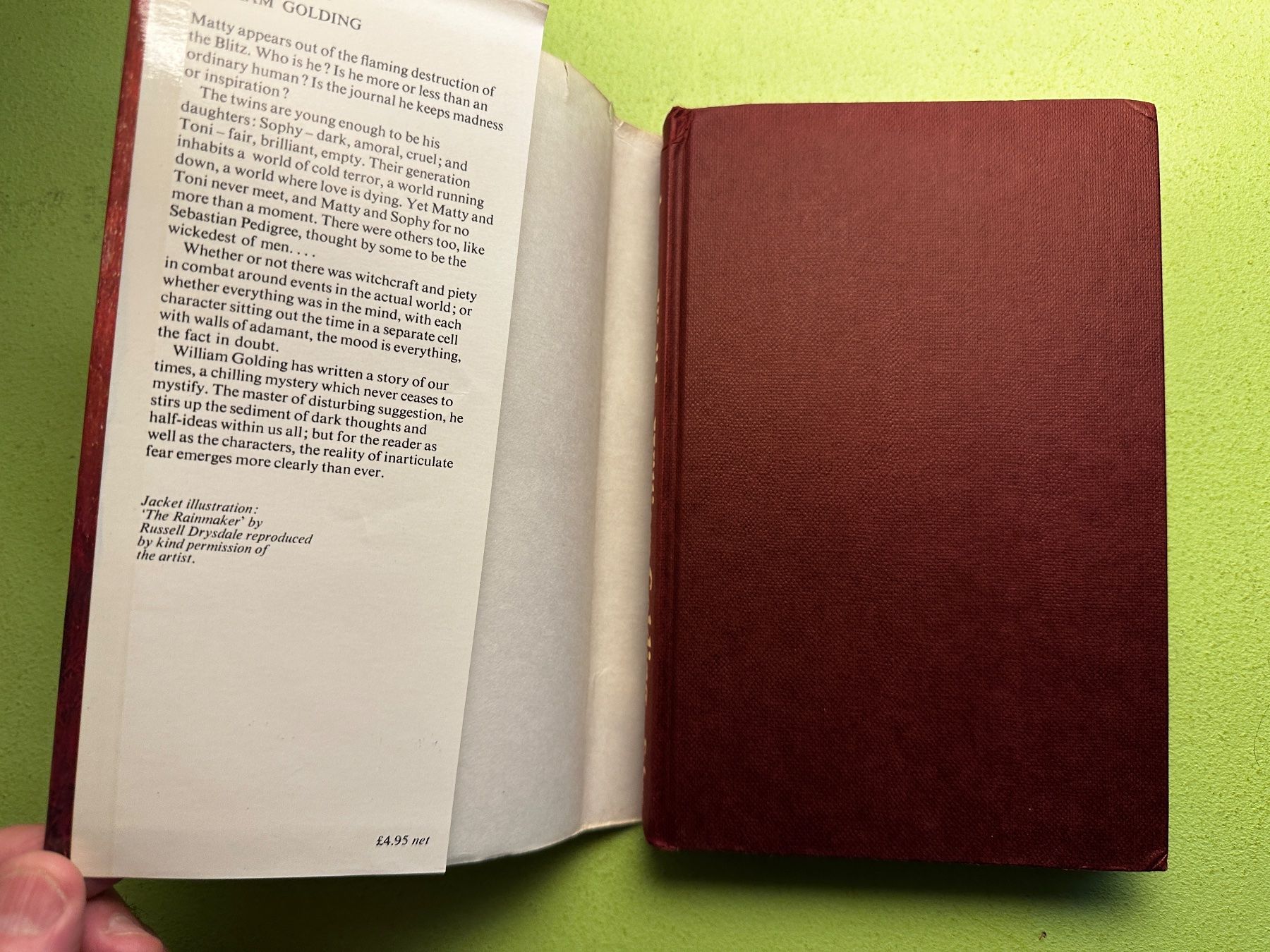 Libri: William Golding: Darkness Visible. – Usato da Zürich venduto da allp 1