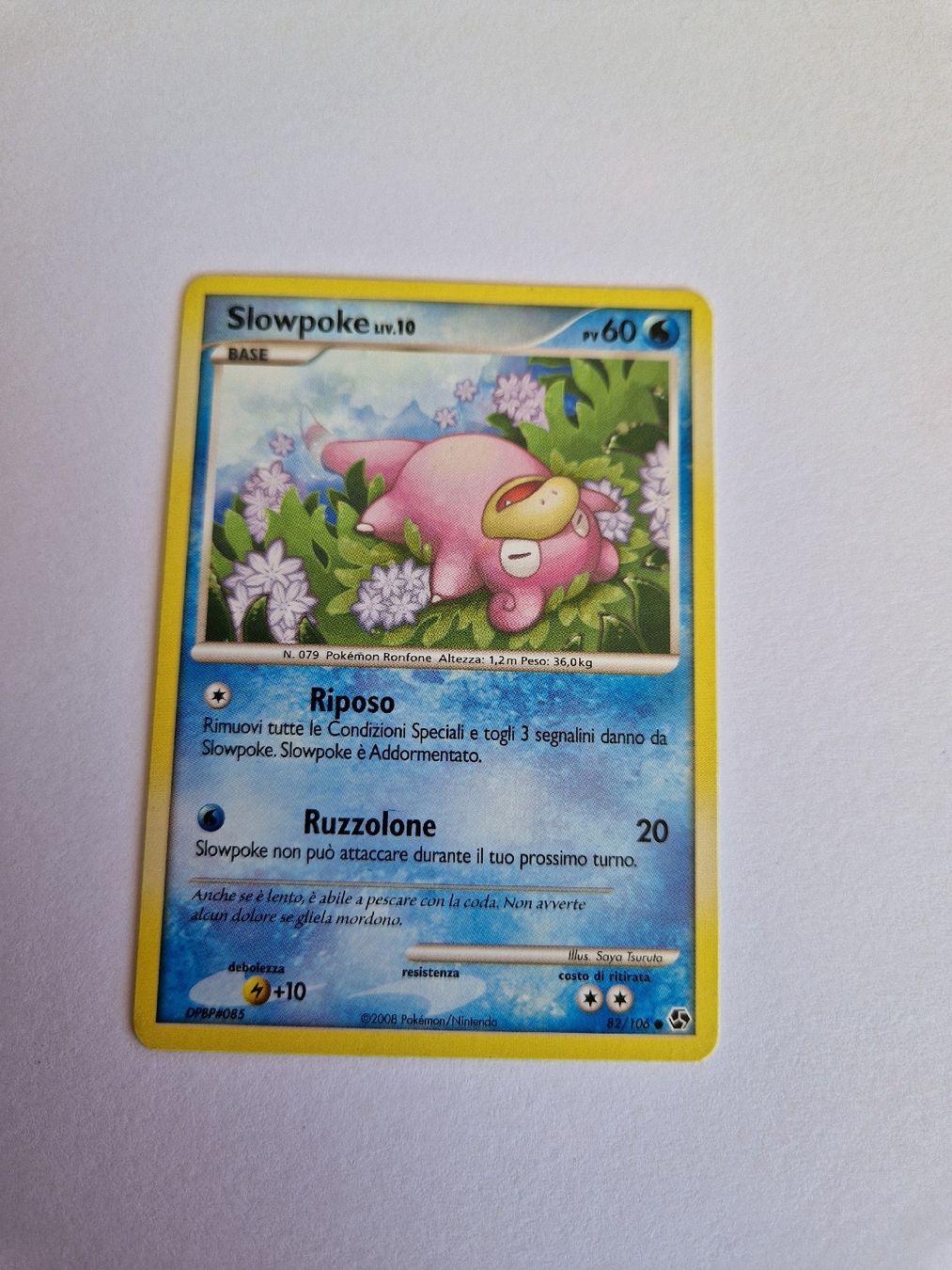 Pokémon Carte collezionabili: Slowpoke - Great Encounters - IT – Usato da Romont FR venduto da raj_sjv9