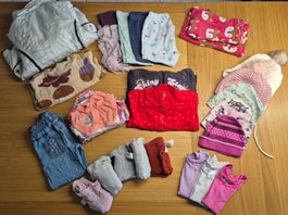 Mädchen Kleider Paket 1, 38 Teile, Winter, Grösse 92
