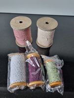 Bänder Spitzen Zierband Vintage Shabby Chic HolzSpule Bastel