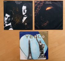 YELLO - 3 VINYL SINGLES (VG- bis NM)