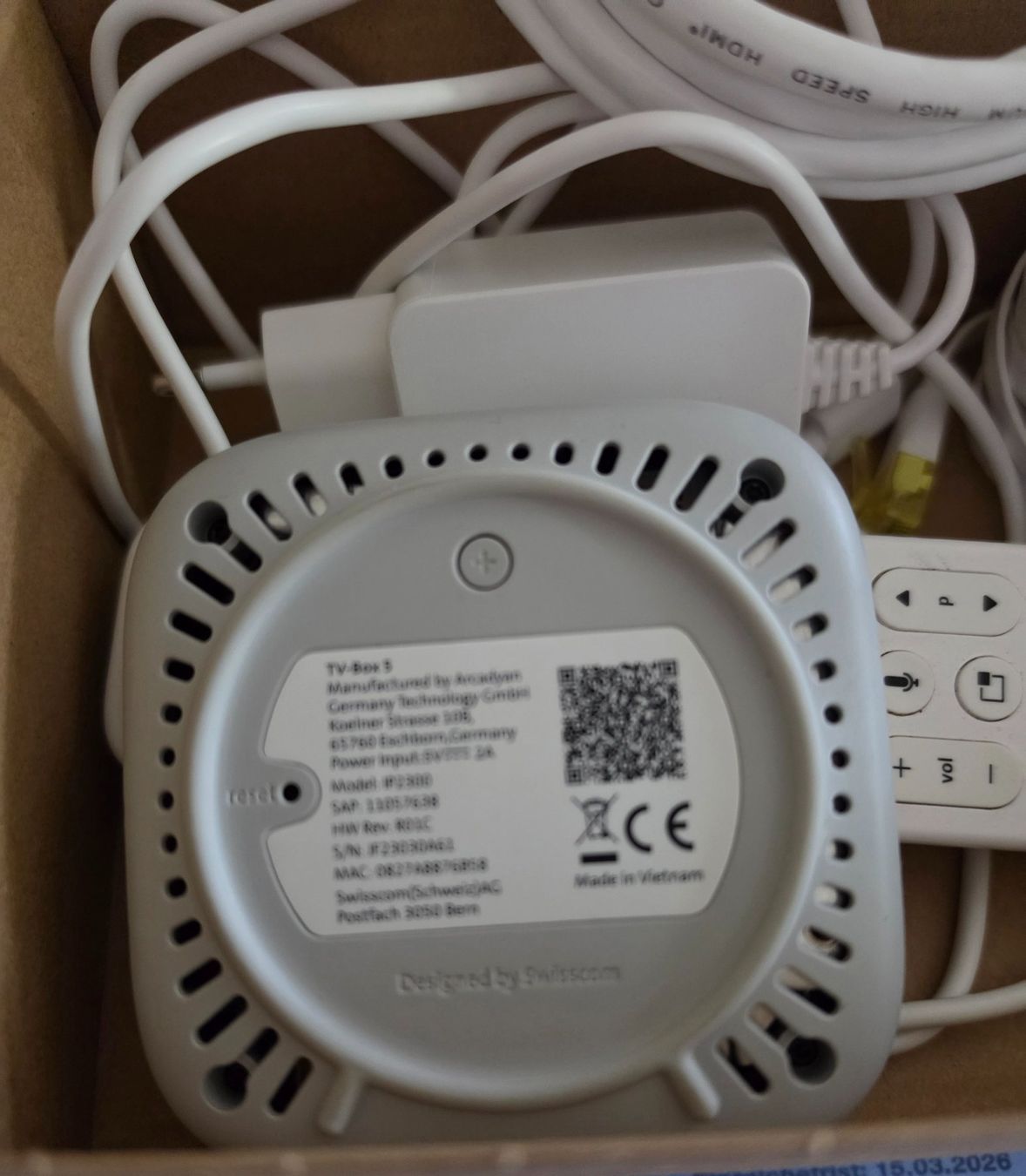 Ricevitori: Swisscom TV-Box 5 (IP 2300) – Usato da Uebeschi venduto da Compi55 2