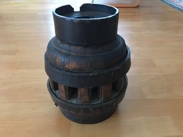 Radnabe Holz antik, als schöne Deko oder als Lampenständer