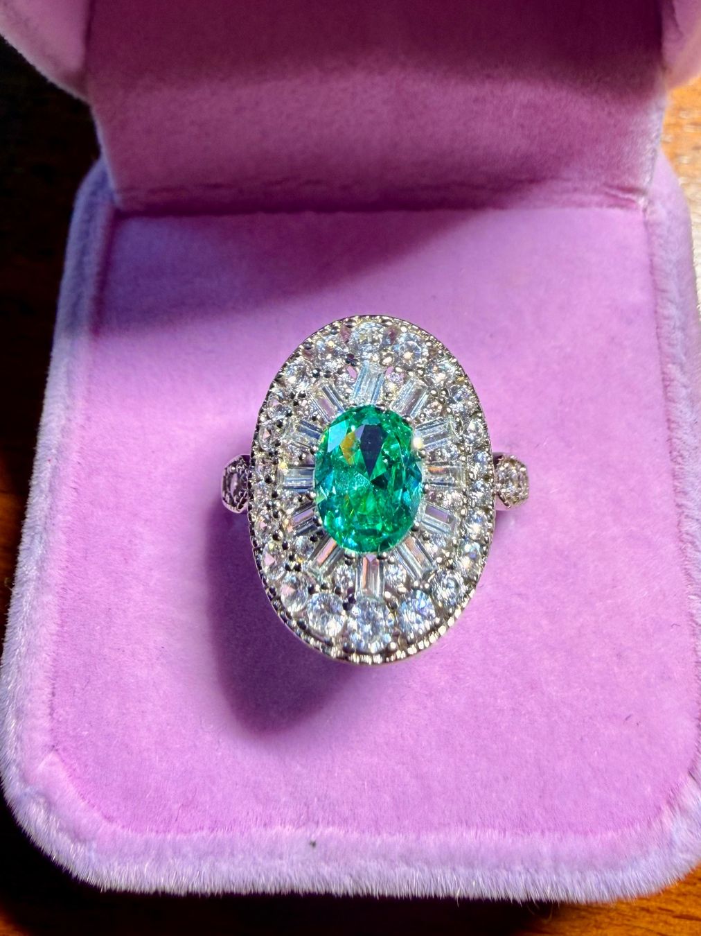 Anelli: Bague Aigue-marine – Nuovo e nell'imballaggio originale da St-Maurice venduto da Sandrinette123 2