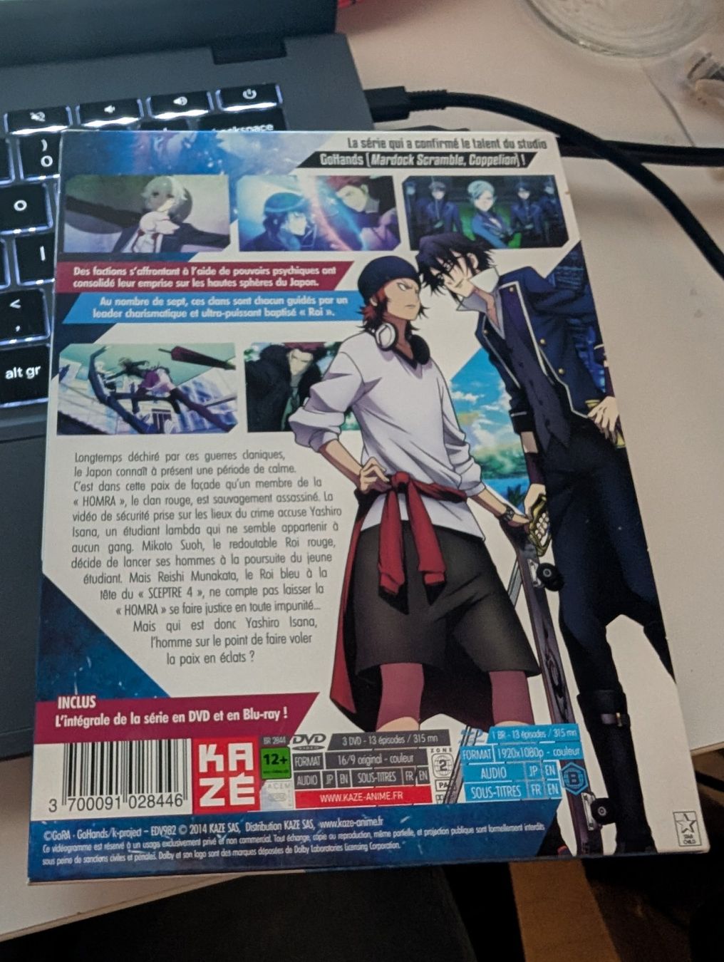 Tutti i DVDs: K-Integrale de la Saison 1 Blu Ray DVD Anime – Usato da Hünenberg See venduto da SpecialEditionGaming 1