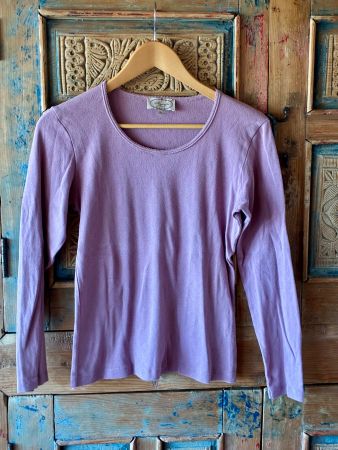 Sorgenfry Silt Shirt Lavendel Farbig