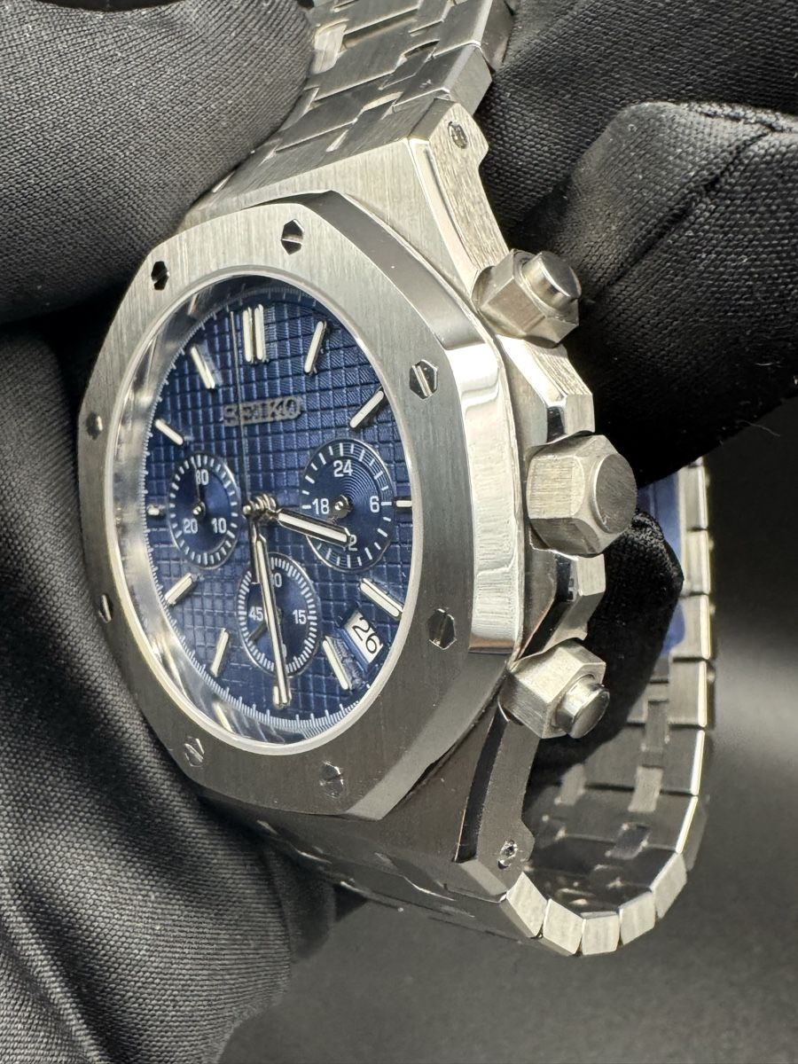 Uhren: Seikoak Royal Oak Chronograph Blue – Neu und originalverpackt aus Arnegg von watch-shop 1