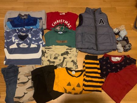 Kinder Kleiderpaket Gr. 104- 110 Herbst Winter zum austragen