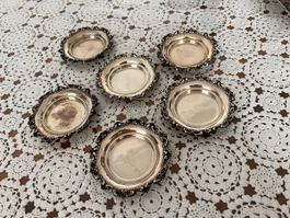 Sterling Silber Schälchen Set , 6 Stk. 127 g (166)