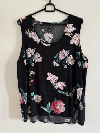 Chicoree Sommerbluse - Blumig Gr. M / L schwarz luftig 👗🌸