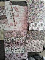 Romantic Story Papier Pack 6x6" Scrapbooking, 12 Blatt