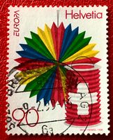 Nr.952  Nationalfeiertag-Lampions GESTEMPELT 1998  