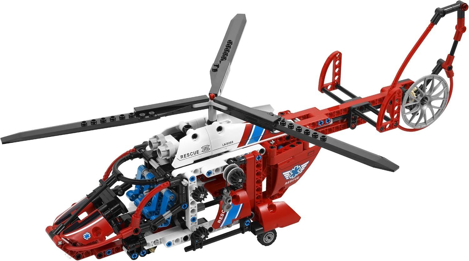 Lego Kit di costruzioni: Lego Technic 8068 Hélicoptère ambulance – Usato da Gland venduto da dam_2s6q