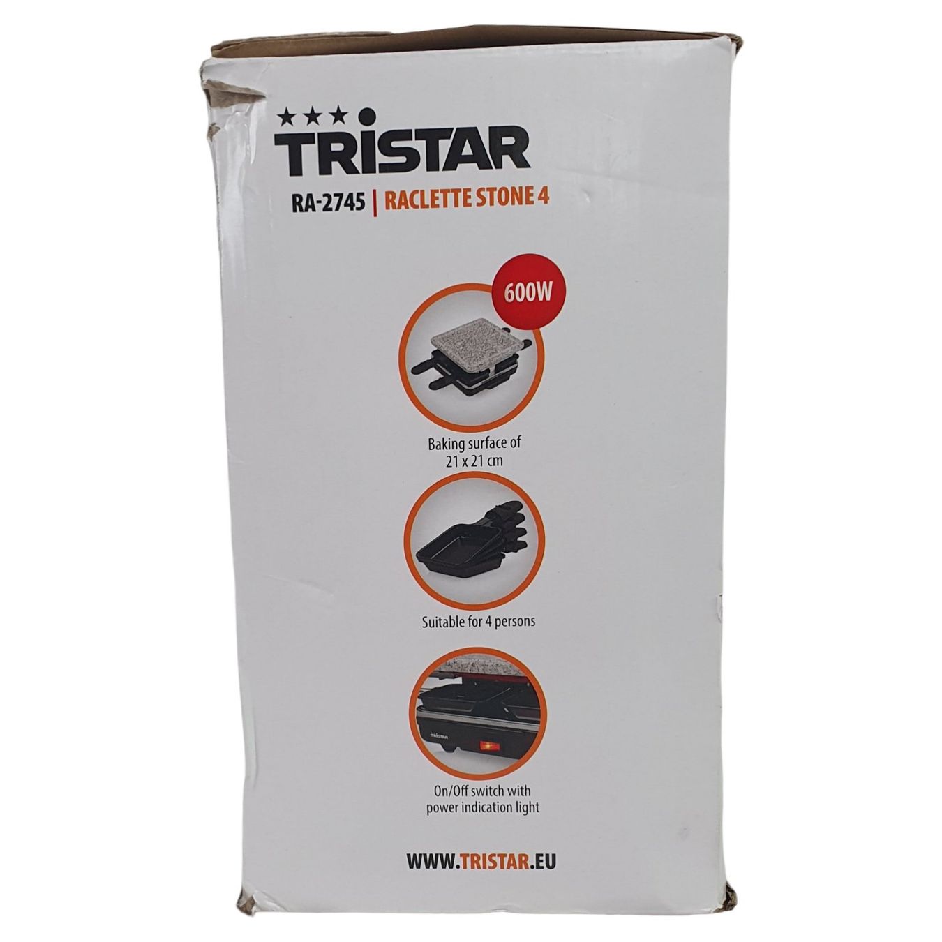 Elettrodomestici da cucina: TRISTAR Raclette-Stein 4, 600W – Nuovo (secondo la descrizione) da Wangen b. Olten venduto da Restwert_Wangen 2