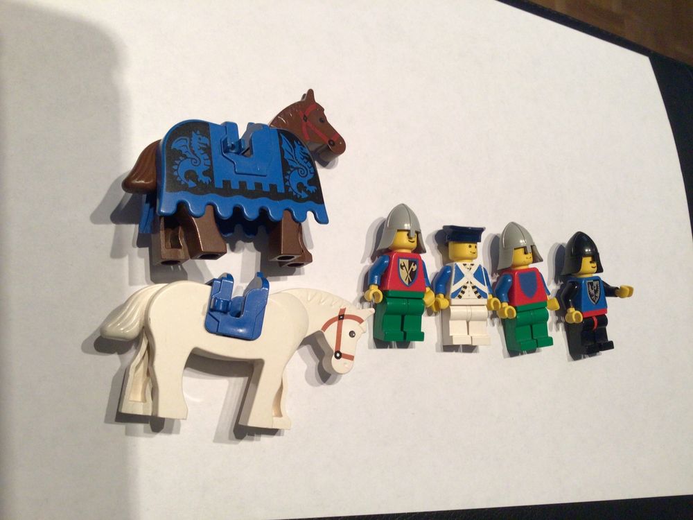 Alte Lego Ritter Figuren und Ritter Pferde | Kaufen auf Ricardo