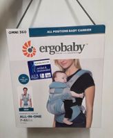Babytrage Ergobaby Omni 360 Cool Air Mesh blau neu OVP