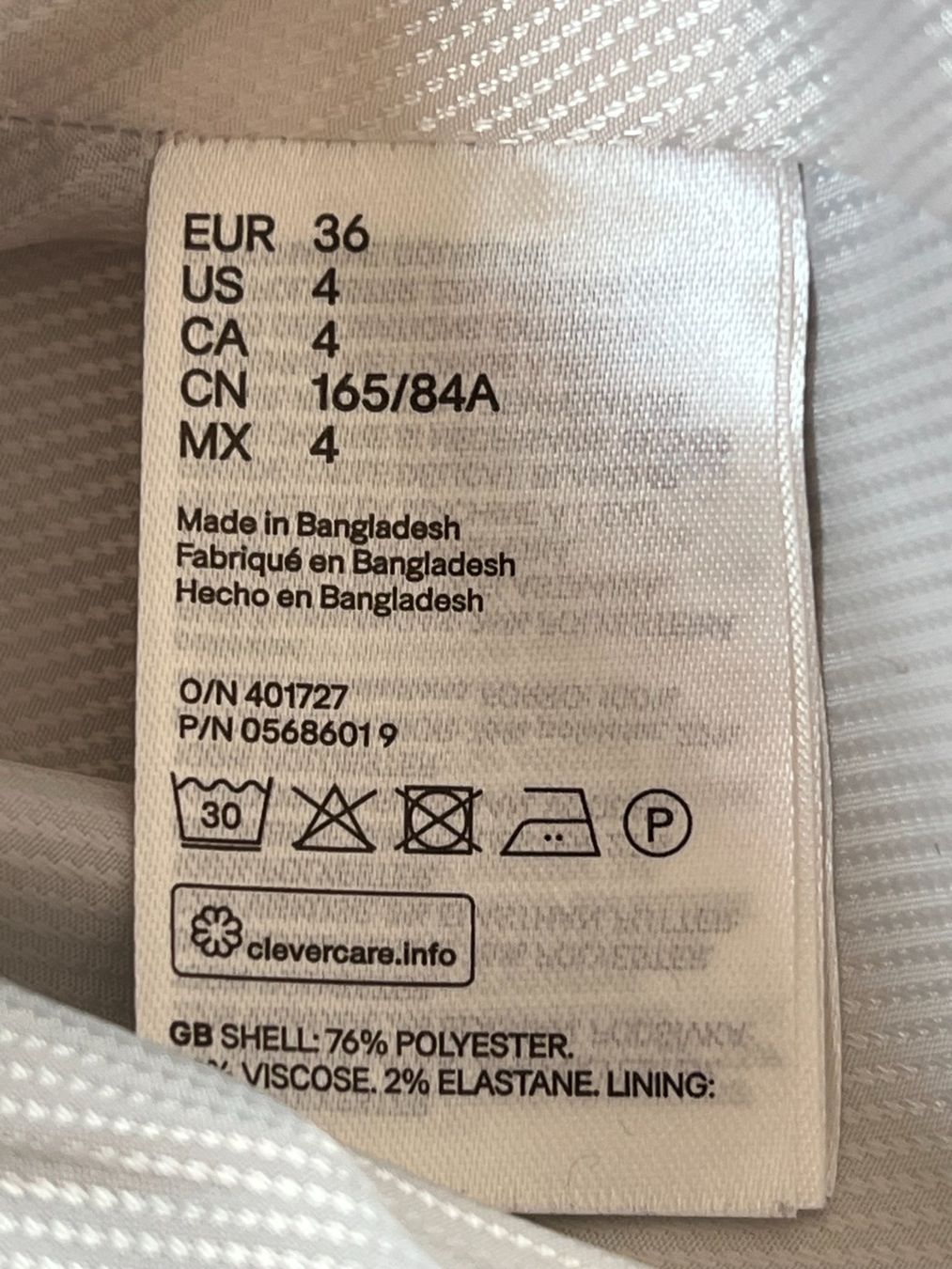 H&M Giacche: H&M Damen Blazer, Gr. 36, Schwarz/Blau meliert – Nuovo (secondo la descrizione) da Worb venduto da farben20zauber 5