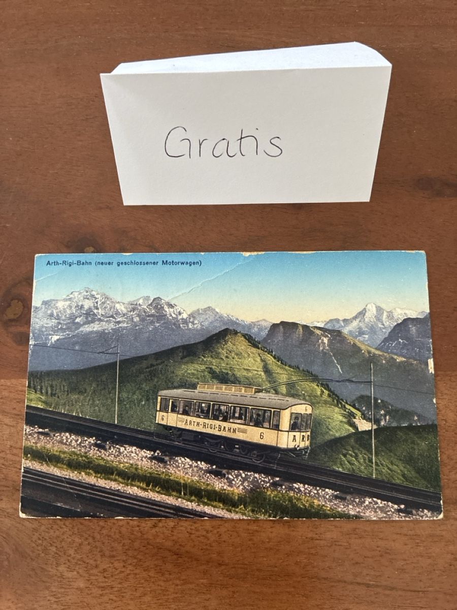Cartes postales: 2 Ansichtskarten Schweiz von der Rigibahn SZ – D'occasion à Oftringen par Cla.vD.74 2