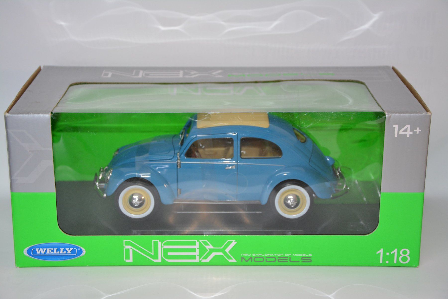 Volkswagen Modellini d'auto: Volkswagen Classic Beetle , Welly , 1:18 – Nuovo e nell'imballaggio originale da Goldach venduto da Feivel9