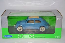 Volkswagen Classic Beetle , Welly , 1:18
