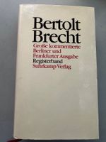 Bertolt Brecht: Registerband. Berliner/Frankfurter Ausgabe.