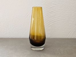 Vase nordique Années 60 70 vintage verre ambré déco ancien
