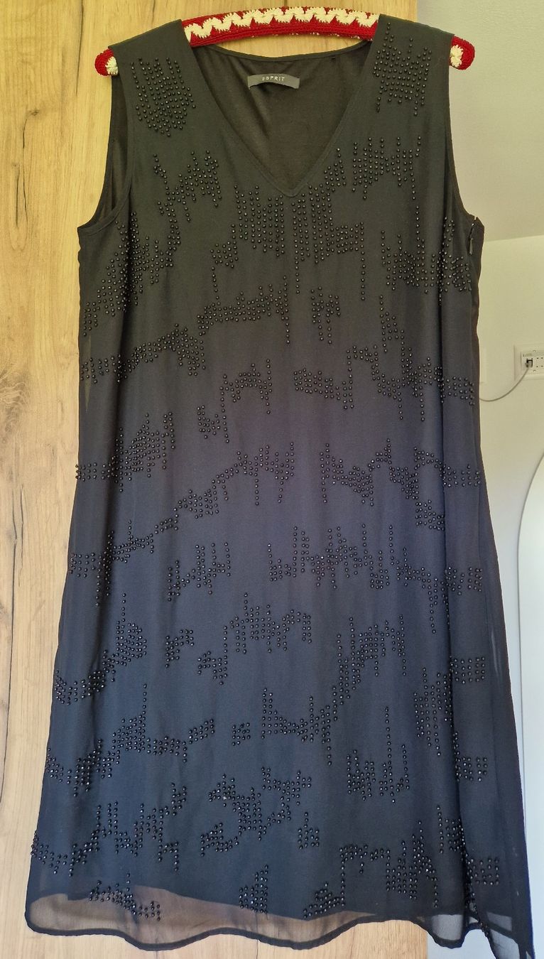Esprit Vestiti: Esprit Kleid Pailetten schwarz 42 – Usato da Lichtensteig venduto da Cocabana_16