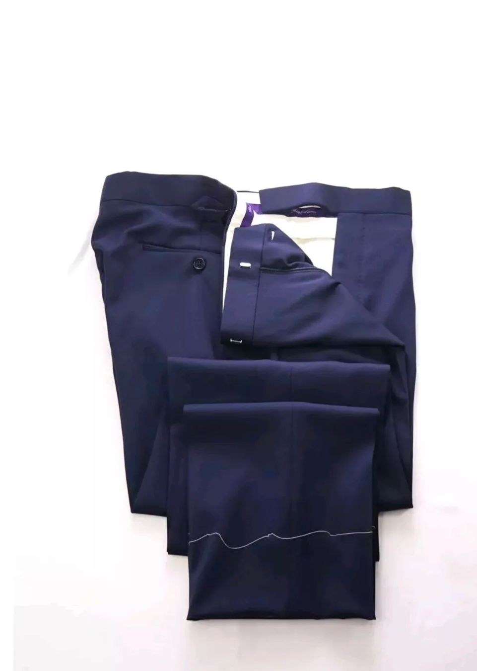 Ralph Lauren Hosen: Ralph Lauren Purple Label Solid Navy Pants  700€ / W39 – Neu (gemäss Beschreibung) aus Lausanne von Nat_Sha 1