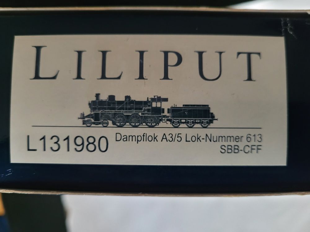 Liliput L131980 SBB A3/5 Locomotive 613 avec boîte d'origine 10