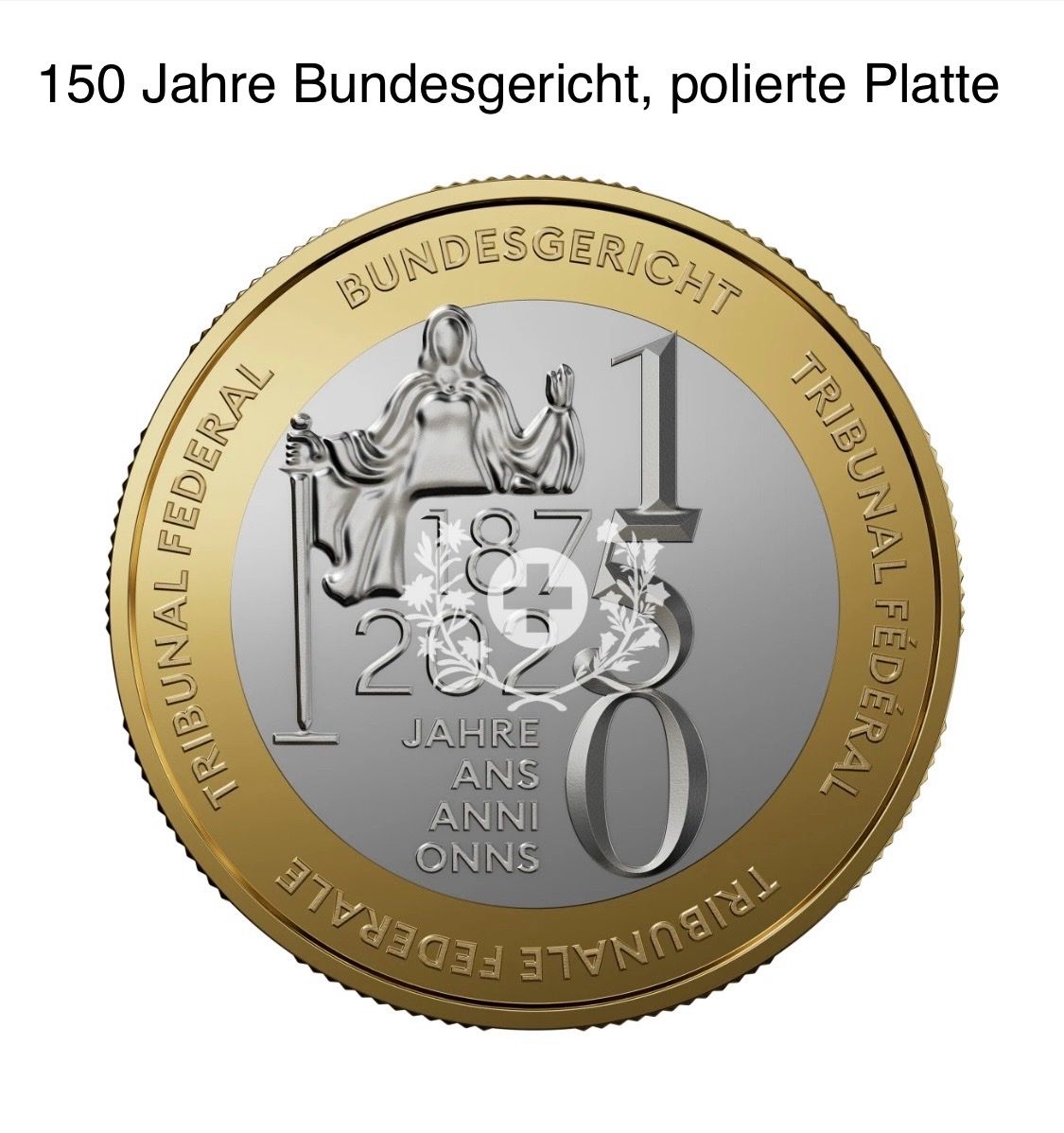 Alle Münzen: 150 Jahre Bundesgericht, polierte Platte – Neu und originalverpackt aus Wolhusen von Sss06 3